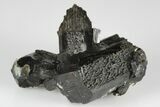 Black Tourmaline (Schorl) Crystals with Orthoclase - Namibia #177532-1